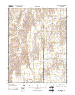 Bonny Reservoir SE Colorado Historical topographic map, 1:24000 scale, 7.5 X 7.5 Minute, Year 2013