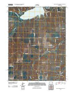 Bonny Reservoir South Colorado Historical topographic map, 1:24000 scale, 7.5 X 7.5 Minute, Year 2010