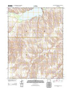 Bonny Reservoir South Colorado Historical topographic map, 1:24000 scale, 7.5 X 7.5 Minute, Year 2013
