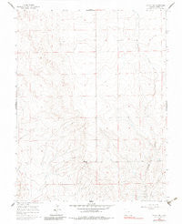 Boone Hill Colorado Historical topographic map, 1:24000 scale, 7.5 X 7.5 Minute, Year 1960