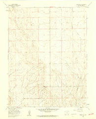 Boone Hill Colorado Historical topographic map, 1:24000 scale, 7.5 X 7.5 Minute, Year 1960