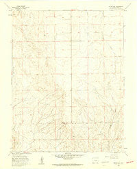 Boone Hill Colorado Historical topographic map, 1:24000 scale, 7.5 X 7.5 Minute, Year 1960
