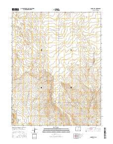 Boone Hill Colorado Current topographic map, 1:24000 scale, 7.5 X 7.5 Minute, Year 2016