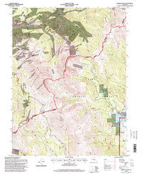 Boreas Pass Colorado Historical topographic map, 1:24000 scale, 7.5 X 7.5 Minute, Year 1994