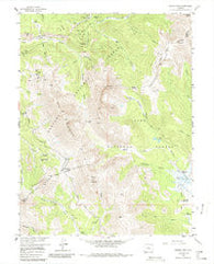 Boreas Pass Colorado Historical topographic map, 1:24000 scale, 7.5 X 7.5 Minute, Year 1957