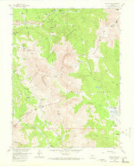 Boreas Pass Colorado Historical topographic map, 1:24000 scale, 7.5 X 7.5 Minute, Year 1957