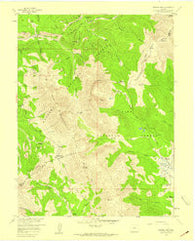 Boreas Pass Colorado Historical topographic map, 1:24000 scale, 7.5 X 7.5 Minute, Year 1957