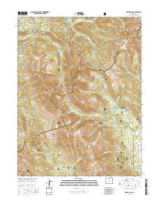 Boreas Pass Colorado Current topographic map, 1:24000 scale, 7.5 X 7.5 Minute, Year 2016