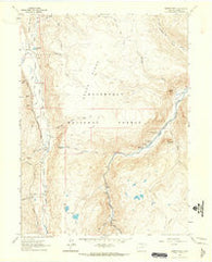 Boston Peak Colorado Historical topographic map, 1:24000 scale, 7.5 X 7.5 Minute, Year 1962