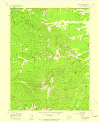 Bottle Pass Colorado Historical topographic map, 1:24000 scale, 7.5 X 7.5 Minute, Year 1957