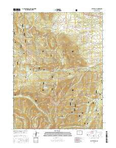 Bottle Pass Colorado Current topographic map, 1:24000 scale, 7.5 X 7.5 Minute, Year 2016