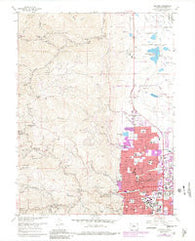 Boulder Colorado Historical topographic map, 1:24000 scale, 7.5 X 7.5 Minute, Year 1966
