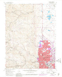 Boulder Colorado Historical topographic map, 1:24000 scale, 7.5 X 7.5 Minute, Year 1966