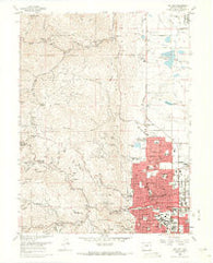 Boulder Colorado Historical topographic map, 1:24000 scale, 7.5 X 7.5 Minute, Year 1966