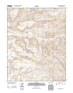 Bowdish Canyon Colorado Historical topographic map, 1:24000 scale, 7.5 X 7.5 Minute, Year 2013