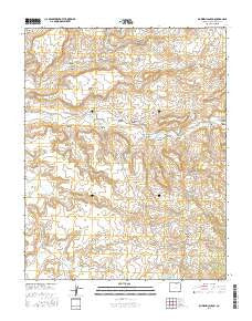 Bowdish Canyon Colorado Current topographic map, 1:24000 scale, 7.5 X 7.5 Minute, Year 2016