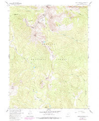 Bowen Mountain Colorado Historical topographic map, 1:24000 scale, 7.5 X 7.5 Minute, Year 1957