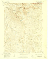 Bowen Mountain Colorado Historical topographic map, 1:24000 scale, 7.5 X 7.5 Minute, Year 1957
