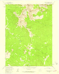 Bowen Mountain Colorado Historical topographic map, 1:24000 scale, 7.5 X 7.5 Minute, Year 1957