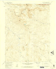 Bowen Mountain Colorado Historical topographic map, 1:24000 scale, 7.5 X 7.5 Minute, Year 1957