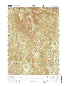 Bowen Mountain Colorado Current topographic map, 1:24000 scale, 7.5 X 7.5 Minute, Year 2016