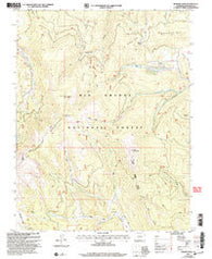 Bowers Peak Colorado Historical topographic map, 1:24000 scale, 7.5 X 7.5 Minute, Year 2001