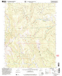 Bowers Peak Colorado Historical topographic map, 1:24000 scale, 7.5 X 7.5 Minute, Year 2001