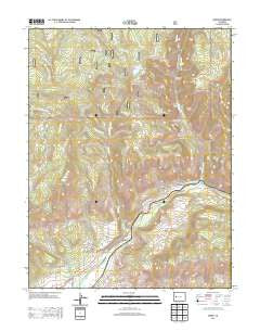 Bowie Colorado Historical topographic map, 1:24000 scale, 7.5 X 7.5 Minute, Year 2013
