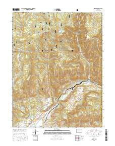 Bowie Colorado Current topographic map, 1:24000 scale, 7.5 X 7.5 Minute, Year 2016