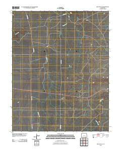 Box Ranch Colorado Historical topographic map, 1:24000 scale, 7.5 X 7.5 Minute, Year 2010