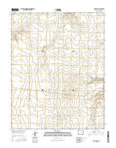 Box Ranch Colorado Current topographic map, 1:24000 scale, 7.5 X 7.5 Minute, Year 2016