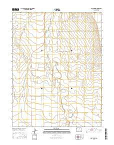 Box Springs Colorado Current topographic map, 1:24000 scale, 7.5 X 7.5 Minute, Year 2016