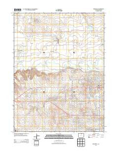 Bracewell Colorado Historical topographic map, 1:24000 scale, 7.5 X 7.5 Minute, Year 2013