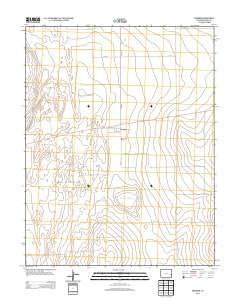 Brandon Colorado Historical topographic map, 1:24000 scale, 7.5 X 7.5 Minute, Year 2013