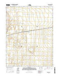 Brandon Colorado Current topographic map, 1:24000 scale, 7.5 X 7.5 Minute, Year 2016