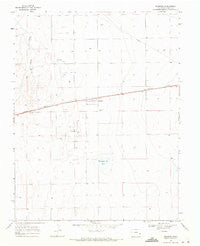 Brandon Colorado Historical topographic map, 1:24000 scale, 7.5 X 7.5 Minute, Year 1968