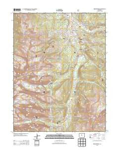 Breckenridge Colorado Historical topographic map, 1:24000 scale, 7.5 X 7.5 Minute, Year 2013