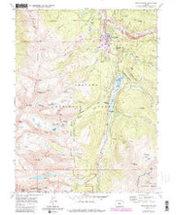 Breckenridge Colorado Historical topographic map, 1:24000 scale, 7.5 X 7.5 Minute, Year 1970