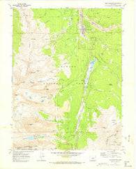 Breckenridge Colorado Historical topographic map, 1:24000 scale, 7.5 X 7.5 Minute, Year 1970