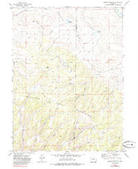 Breeze Mountain Colorado Historical topographic map, 1:24000 scale, 7.5 X 7.5 Minute, Year 1971