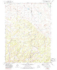 Breeze Mountain Colorado Historical topographic map, 1:24000 scale, 7.5 X 7.5 Minute, Year 1971