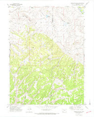 Breeze Mountain Colorado Historical topographic map, 1:24000 scale, 7.5 X 7.5 Minute, Year 1971