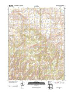 Breeze Mountain Colorado Historical topographic map, 1:24000 scale, 7.5 X 7.5 Minute, Year 2013