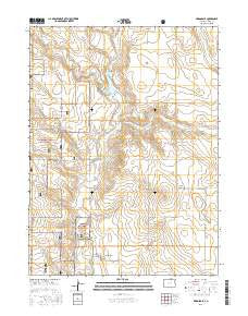 Briggsdale Colorado Current topographic map, 1:24000 scale, 7.5 X 7.5 Minute, Year 2016