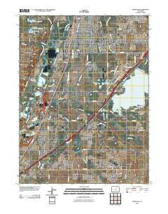 Brighton Colorado Historical topographic map, 1:24000 scale, 7.5 X 7.5 Minute, Year 2010