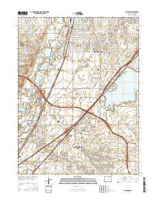 Brighton Colorado Current topographic map, 1:24000 scale, 7.5 X 7.5 Minute, Year 2016