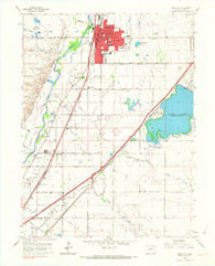 Brighton Colorado Historical topographic map, 1:24000 scale, 7.5 X 7.5 Minute, Year 1965