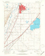 Brighton Colorado Historical topographic map, 1:24000 scale, 7.5 X 7.5 Minute, Year 1965