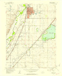 Brighton Colorado Historical topographic map, 1:24000 scale, 7.5 X 7.5 Minute, Year 1957