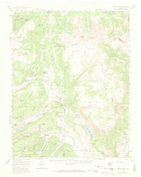 Bristol Head Colorado Historical topographic map, 1:62500 scale, 15 X 15 Minute, Year 1959
